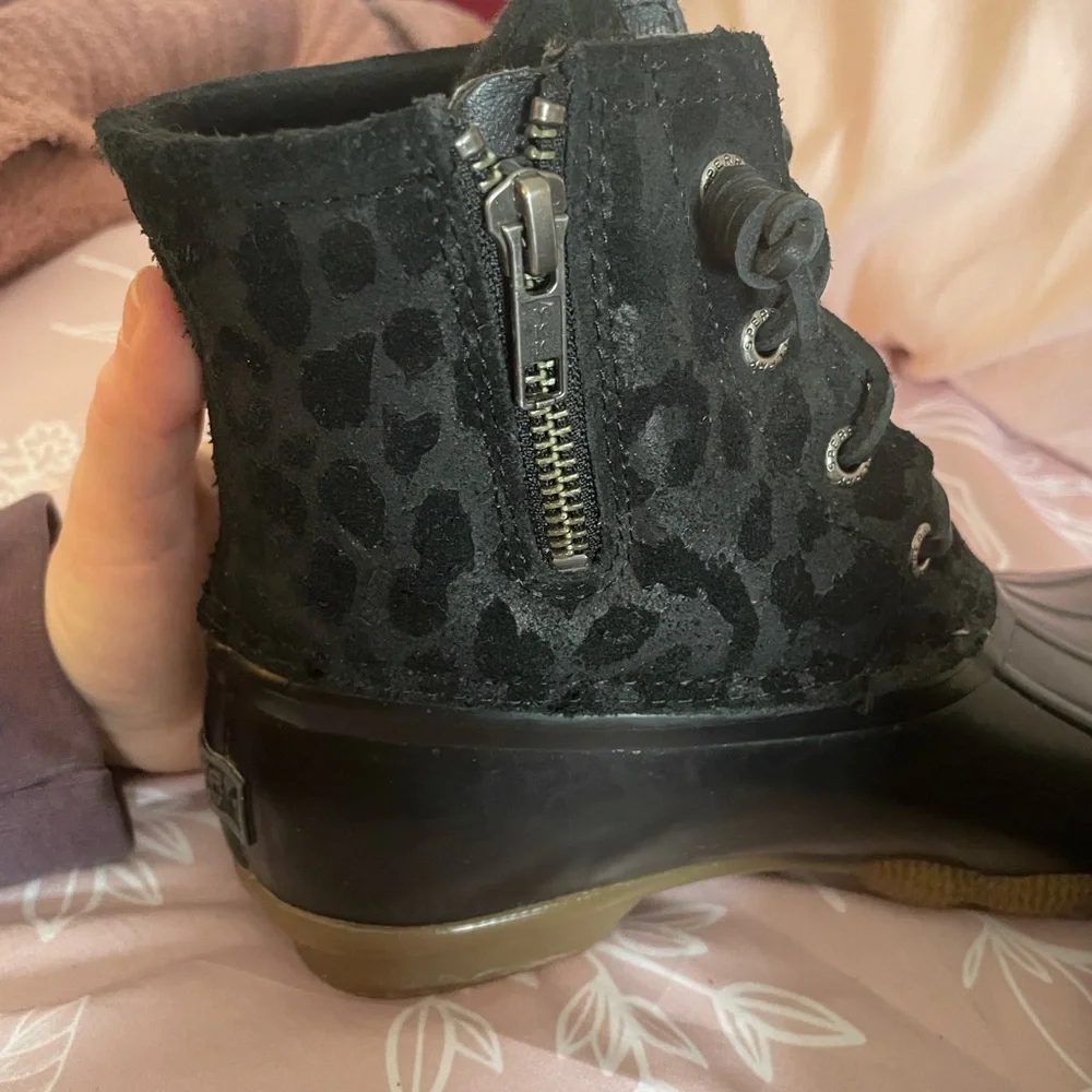 Sperry Black Women's Duck Boots